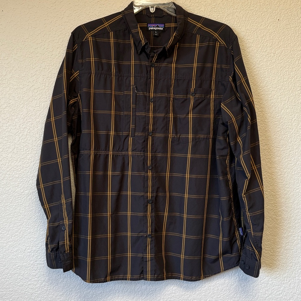 Patagonia Plaid  Gallegos Shirt Sz XL